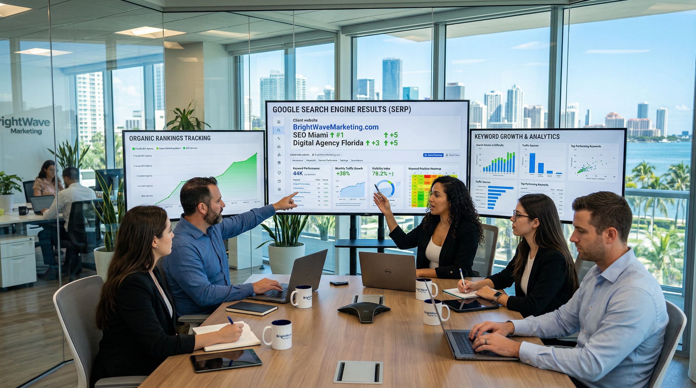 Google Ads dashboard showing PPC campaigns for Gainesville FL service businesses generating leads